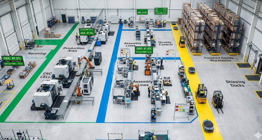 Modern factory operations